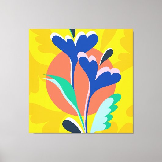 フローラ調和 キャンバスプリント (正面)