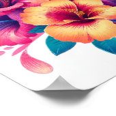 フローラ調和:Hummingbird Elegance ポスター (角)