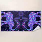 フローラ象ビーチタオル ビーチタオル (正面)