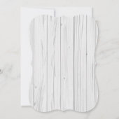 フローラ象ベビーシャワー招待状ニュートラル 招待状 (裏面)