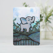 フローラ象芸術 サンキューカード (スタンド正面)