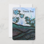 フローラ象芸術 サンキューカード (裏面)