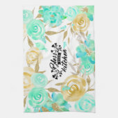 フローラ賛美このキッチン キッチンタオル (縦)