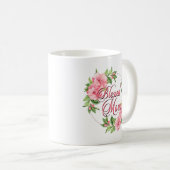 フローラ賛美リース コーヒーマグカップ (正面右)
