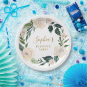 フローラ賛美母パーソナライズされたパーティー ペーパープレート (パーティー)