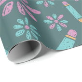 フローラ贈り物の継ぎ目のない包装紙 ラッピングペーパー (ロールコーナー)