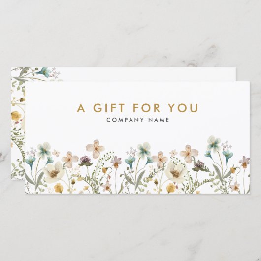 フローラ贈与証 (正面/裏面)