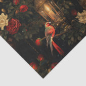 フローラ赤い鳥と提灯の切り離し 薄葉紙 (詳細)