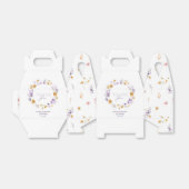 フローラ赤ちゃんシャワーありがとうギフトボックス フェイバーボックス (折り畳みなし)