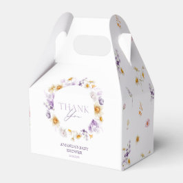 フローラ赤ちゃんシャワーありがとうギフトボックス フェイバーボックス