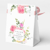 フローラ赤ちゃんシャワーありがとう水彩白 フェイバーボックス (裏面サイド)