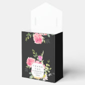 フローラ赤ちゃんシャワーありがとう水色ブラック フェイバーボックス (オープン)