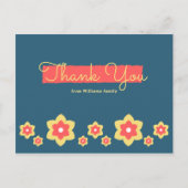 フローラ赤ちゃんシャワーありがとう ポストカード (正面)