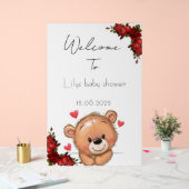 フローラ赤ちゃんシャワーのアクリル標識 アクリルサイン (ウェディング)