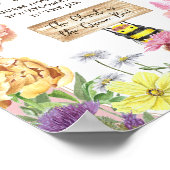 フローラ赤ちゃんシャワーゲームはいくつハネコブ ポスター (角)