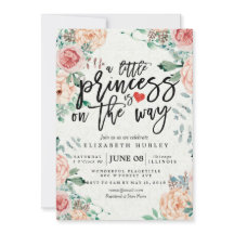 フローラ赤ちゃんシャワー小さな王女が途中にある