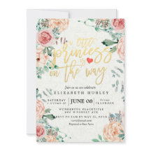 フローラ赤ちゃんシャワー小さな王女が途中にある