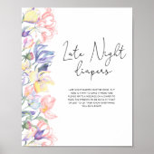 フローラ赤ちゃんシャワー深夜おむつゲーム ポスター (正面)