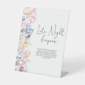 フローラ赤ちゃんシャワー深夜おむつゲーム 台座サイン (正面)