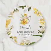 フローラ赤ちゃんシャワー茶パーティーお土産ギフト フェイバータグ (裏面)