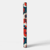 フローラ赤と白の花パートナー Case-Mate iPhoneケース (裏面 / 左)