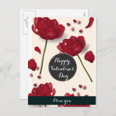 フローラ赤恋 シーズンポストカード (正面/裏面)