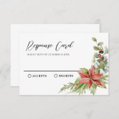 フローラ赤緑 出欠カード (正面/裏面)