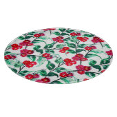 フローラ赤花柄–56698 カッティングボード (角)