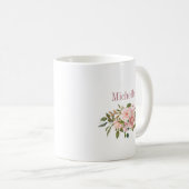 フローラ赤面とバラ金ゴールドブライデスメイドの好意 コーヒーマグカップ (正面右)