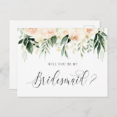 フローラ赤面の花束は私の花嫁になる シーズンポストカード (正面/裏面)