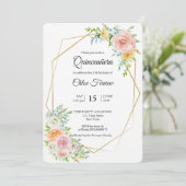 フローラ赤面エレガントキンセアニラ招待 招待状 (スタンド正面)