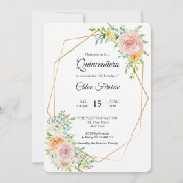 フローラ赤面エレガントキンセアニラ招待 招待状