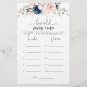 フローラ赤面ネイビー何歳のブライダルゲーム (正面)