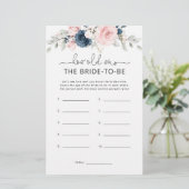 フローラ赤面ネイビー何歳の花嫁が試合を受ける (スタンド正面)