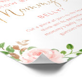 フローラ赤面ピンクどのように大きいママの腹のゲーム ポスター (角)