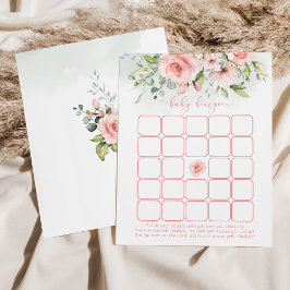 フローラ赤面ピンクガールベビービンゴゲーム