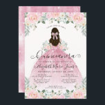 フローラ赤面ピンクドレス15th誕生日キンセアニェラ 招待状<br><div class="desc">フローラ赤面ピンクドレス15th誕生日キンセアニェラ招待状</div>