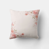 フローラ赤面ピンクプリンセスキンセアニェラ クッション (裏面)