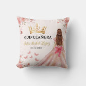 フローラ赤面ピンクプリンセスキンセアニェラ クッション (正面)