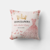 フローラ赤面ピンクプリンセスキンセアニェラ クッション (正面)