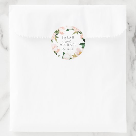 フローラ赤面マグノリアアジサイエレガントラベル ラウンドシール (バッグ)