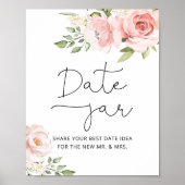 フローラ赤面日付の夜アイディア。日付jarブライダル ポスター (正面)