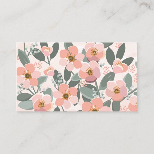 フローラ赤面結婚のWebサイト挿入カード エンクロージャーカード (裏面)