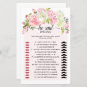 フローラ赤面&クリーム彼は彼女はブライダルゲームを言った (正面/裏面)