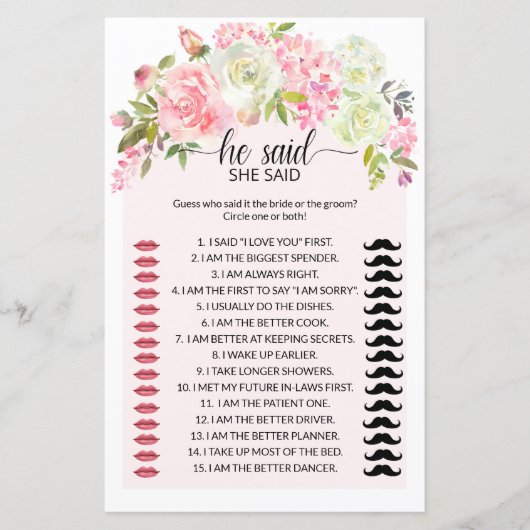 フローラ赤面&クリーム彼は彼女はブライダルゲームを言った (正面)