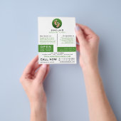 フローラ足跡、ポディアトリクニック、ポディアトリスト チラシ (手)