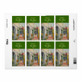 フローラ路地ワインラベル ラベル (フルシート)