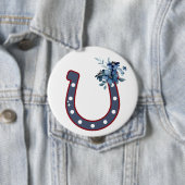 フローラ蹄形ボタン 缶バッジ (インサイチュ)