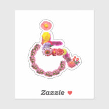 フローラ車いすデカール