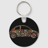 フローラ車フラワーパワービークル キーホルダー (裏面)